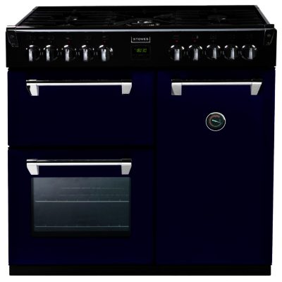 Stoves Richmond 900DFT 90cm Dual Fuel Range Cooker in Midnight Gaze Stoves Richmond 900DFT 90cm Dual Fuel Range Cooker in Midnight Gaze